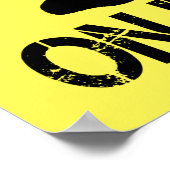 Bigfoot on board - Funny Bigfoot Poster (Hoek)