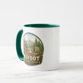 Bigfoot Onderzoeksteam Camping Mok (Voorkant links)
