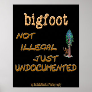 Bigfoot, ongedocumenteerd poster
