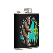 Bigfoot ontmoet buitenaards wezen heupfles (Rechts)