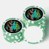 Bigfoot ontmoet buitenaards wezen poker chips (Opstapeling)