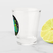 Bigfoot ontmoet buitenaards wezen shot glas (Rechts)