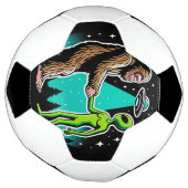 Bigfoot ontmoet buitenaards wezen voetbal (Gedraaid)