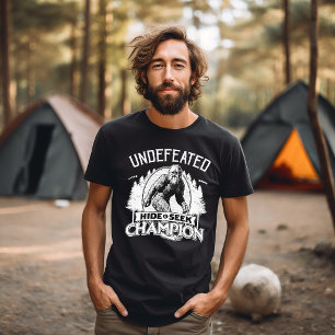 Bigfoot - Onverslagen Kampioen Verstoppertje T-shirt