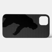 Bigfoot op Carbon Fibre Print Case-Mate iPhone Case (Achterkant (horizontaal))