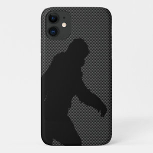 Bigfoot op Carbon Fibre Print Case-Mate iPhone Case
