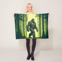 Bigfoot op een boswandeling Sasquatch