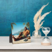 Bigfoot Op het strand Fotoplaat (Insitu)