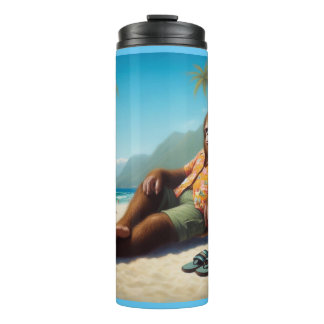 Bigfoot Op het strand Thermosbeker