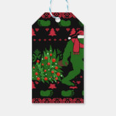 Bigfoot op messing background cadeaulabel (Achterkant)