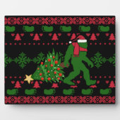 Bigfoot op messing background fotoplaat (Voorkant)