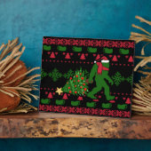 Bigfoot op messing background fotoplaat (Zijkant)