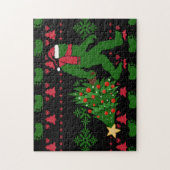 Bigfoot op messing background legpuzzel (Verticaal)