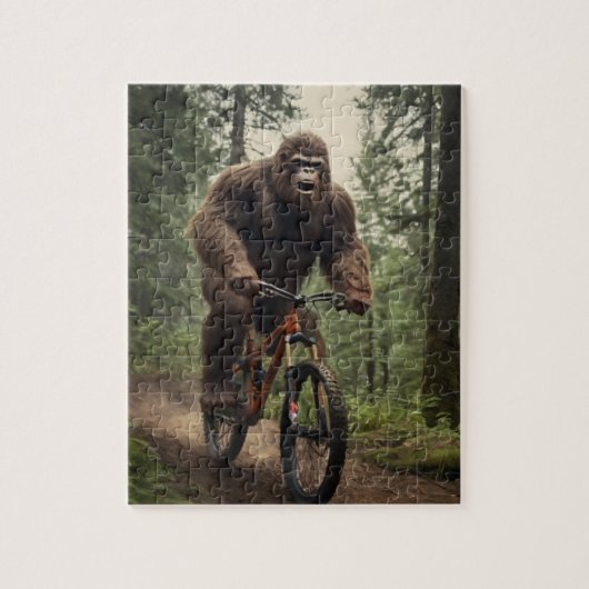 Bigfoot op wielen legpuzzel (Verticaal)