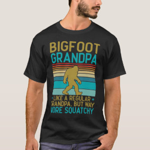 Bigfoot opa als een gewone t-shirt
