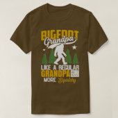 Bigfoot opa als een reguliere opa, maar Way Squ T-shirt (Design voorkant)
