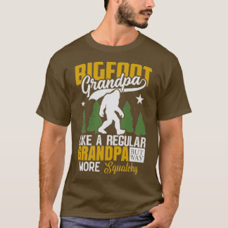 Bigfoot opa als een reguliere opa, maar Way Squ T-shirt