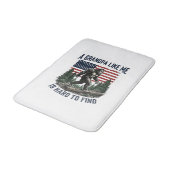 Bigfoot Opa Vintage Amerikaanse Vlag Shirt Ontwerp Badmat (Gekanteld)