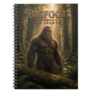 Bigfoot Oude Groei Donkere Cinema Notitieboek