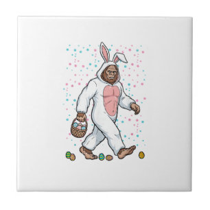 Bigfoot Paashaas Kostuum Grappige Sasquatch Mannen Tegeltje