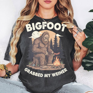 Bigfoot Pakte Mijn Worst Grappige Camping Sasquatc T-shirt