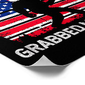 Bigfoot pakte weiner grappige bbq kampeergrill poster (Hoek)