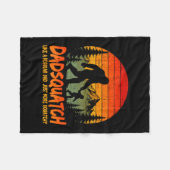 Bigfoot papa dadsquatch als een gewone vader vader fleece deken (Voorkant (Horizontaal))