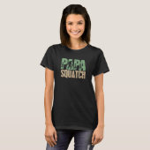 Bigfoot Papa Shirt Pap Sasquatch Yeti Advent (Voorkant volledig)