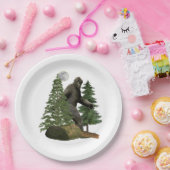 Bigfoot Papieren Bordje (Feest)