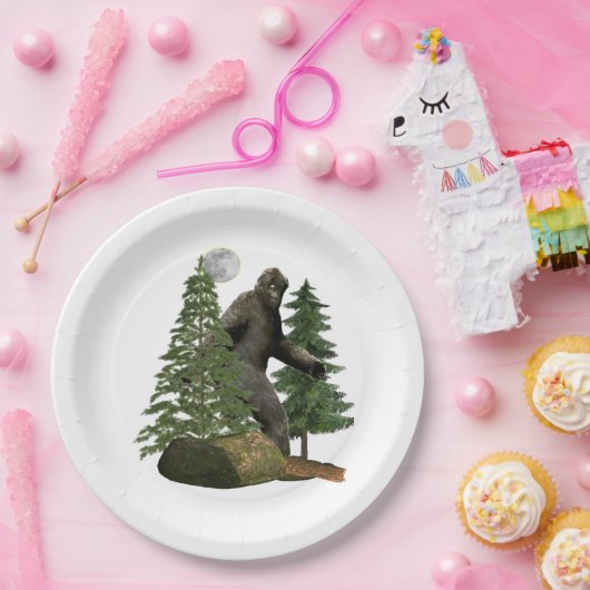 Bigfoot Papieren Bordje (Feest)