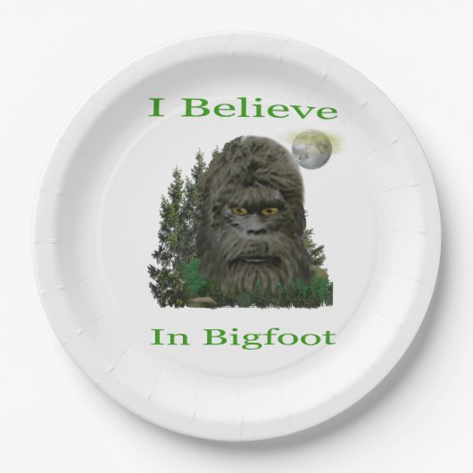 Bigfoot Papieren Bordje (Voorkant)