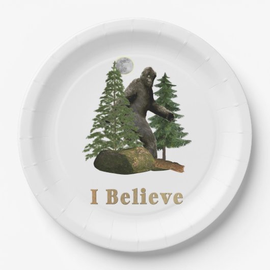 Bigfoot Papieren Bordje (Voorkant)