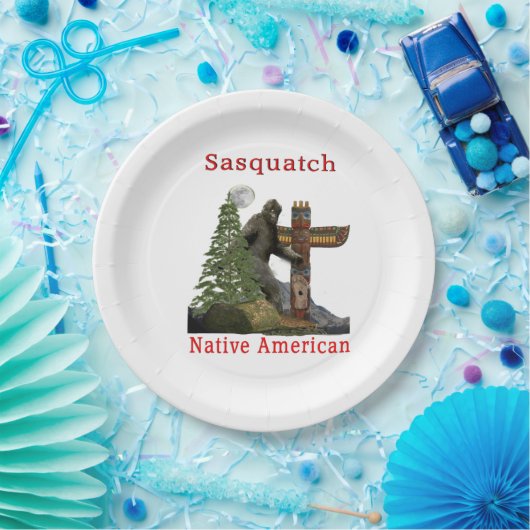 Bigfoot Papieren Bordje (Feest)