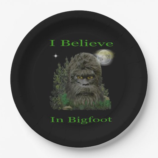Bigfoot Papieren Bordje (Voorkant)