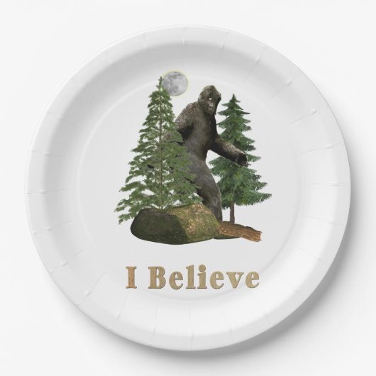 Bigfoot Papieren Bordje (Voorkant)