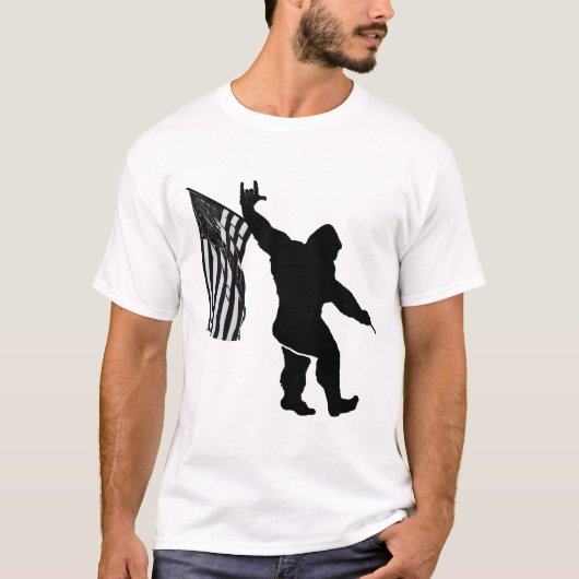 Bigfoot-patriot t-shirt (Voorkant)