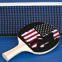 Bigfoot, Patriottisch,  Tafeltennisbatje
