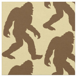 Bigfoot-patroon beige stof