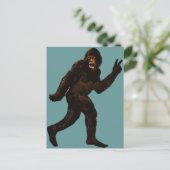 Bigfoot Peace Briefkaart (Staand voorkant)