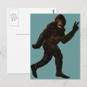Bigfoot Peace Briefkaart (Voorkant / Achterkant)
