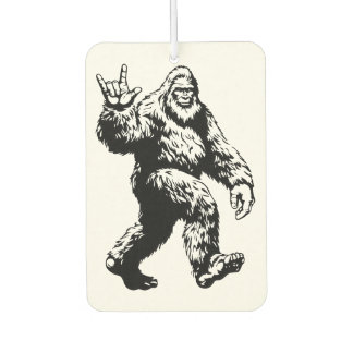 Bigfoot Peace/Funny Sasquatch Rustic Cabin Decor Luchtverfrisser