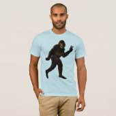 Bigfoot Peace Sign T-shirt (Voorkant volledig)