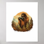 Bigfoot Peek-A-Boo Poster (Voorkant)
