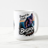 Bigfoot, perfect voor Sasquatch-liefhebbers Koffiemok (Voorkant rechts)