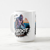 Bigfoot, perfect voor Sasquatch-liefhebbers Koffiemok (Voorkant links)