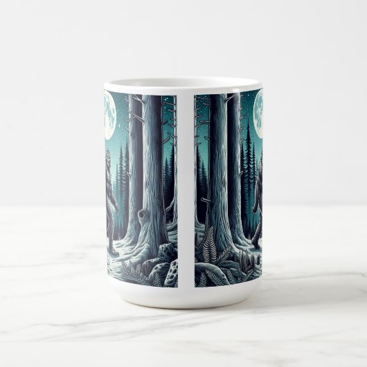 Bigfoot, perfect voor Sasquatch-liefhebbers Koffiemok (Center)