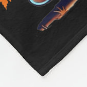 Bigfoot Pilgrim Hat Turkey Day Pumpkin Thanksgivin Fleece Deken (Hoek)