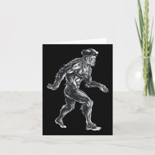 Bigfoot Piraat - Sasquatch Grote Voet - Griezelen  Kaart