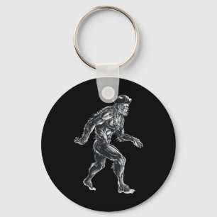 Bigfoot Pirate - Sasquatch Big Foot - Spooky for H Sleutelhanger