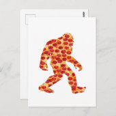 Bigfoot Pizza Briefkaart (Voorkant / Achterkant)
